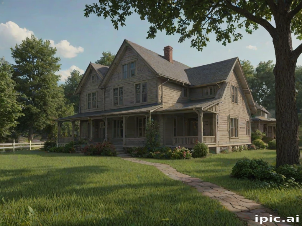 background of the house