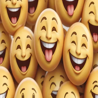 laugh emoji transparent background