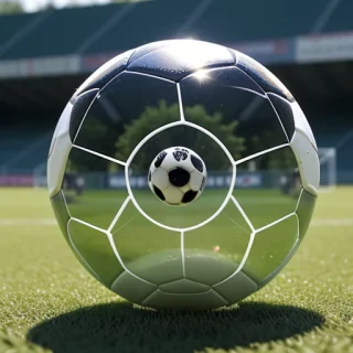 transparent soccer ball