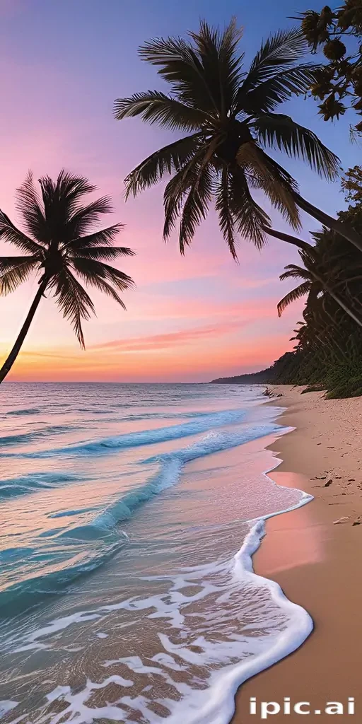 aesthetic beach background