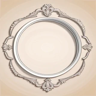 clipart oval frame
