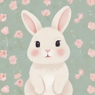 cute bunny background