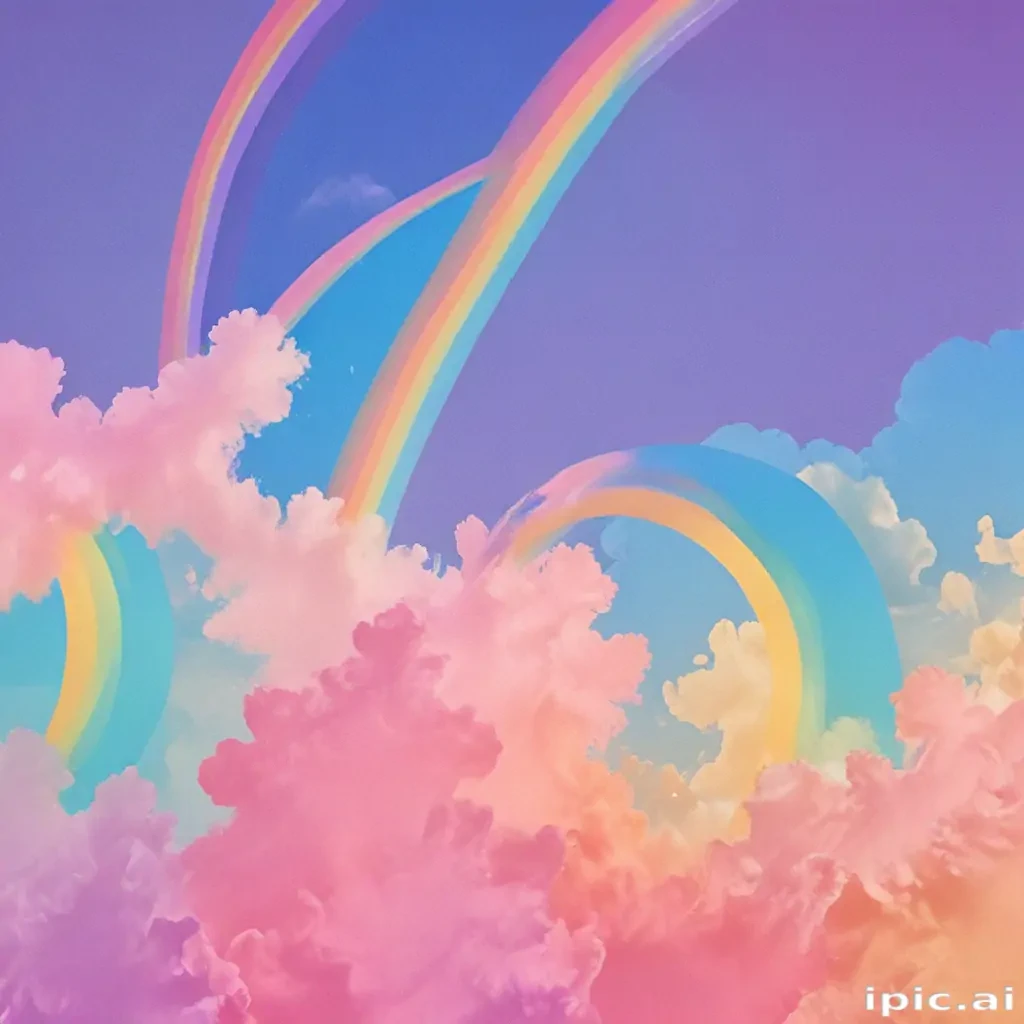 rainbow wallpaper aesthetic
