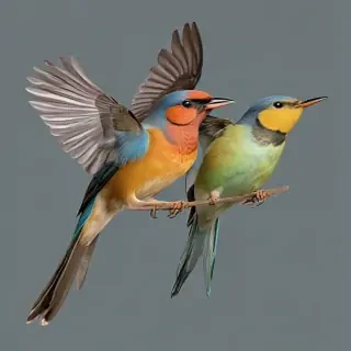 birds transparent