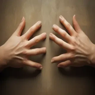hands reaching