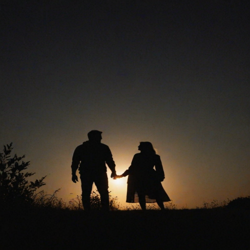 couple silhouette