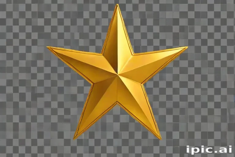 golden star png