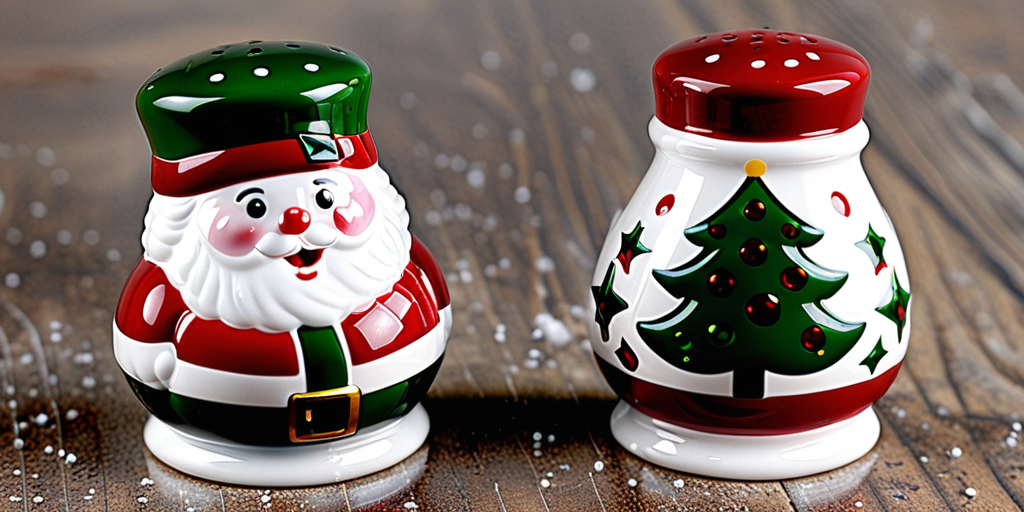 christmas salt and pepper shakers