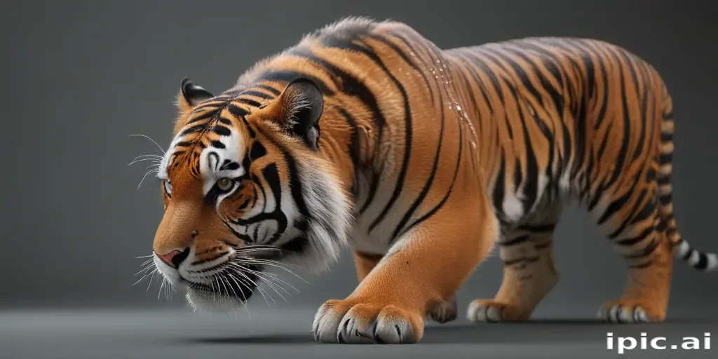 transparent tiger