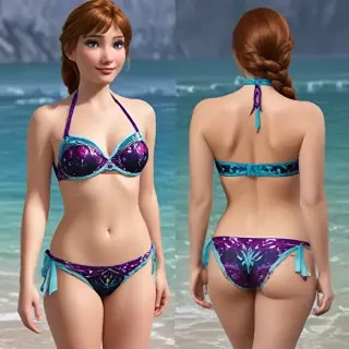 frozen anna bikini