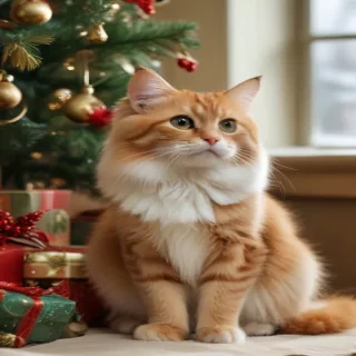merry christmas cats images