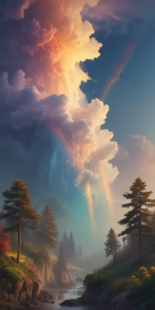 aesthetic rainbow wallpaper