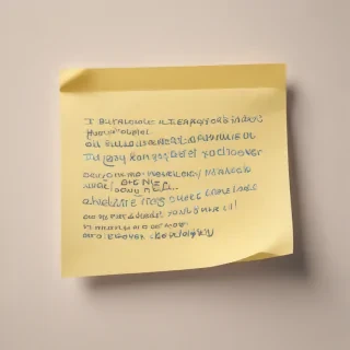 aesthetic cute sticky note png