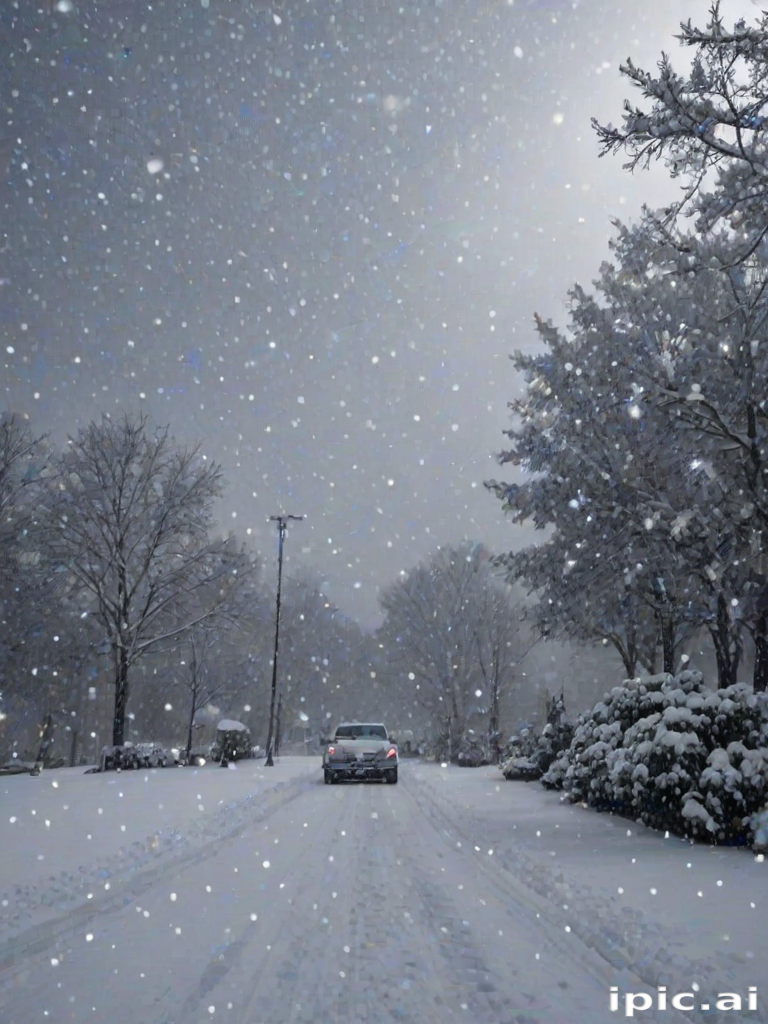 snow falling png