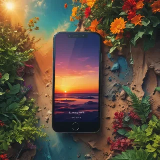 summer phone background