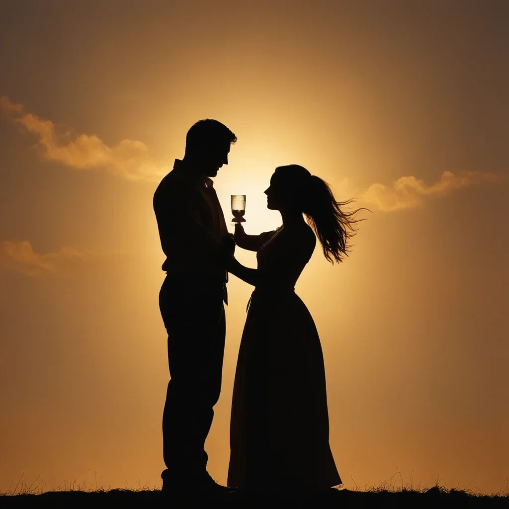 couple silhouette
