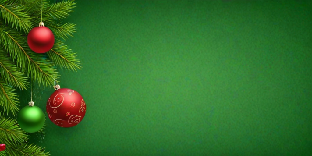 christmas background green