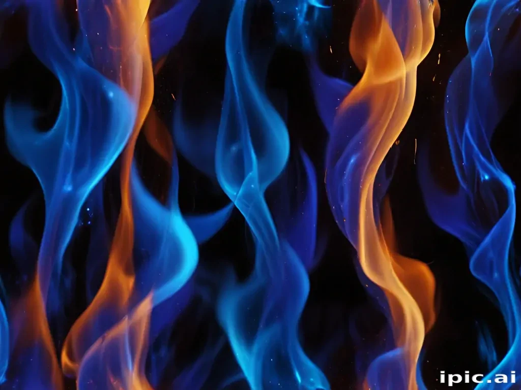 blue flame background