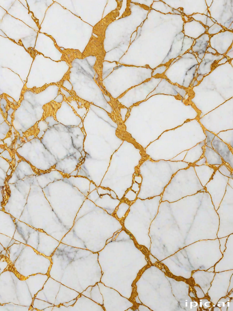 white and gold marble background