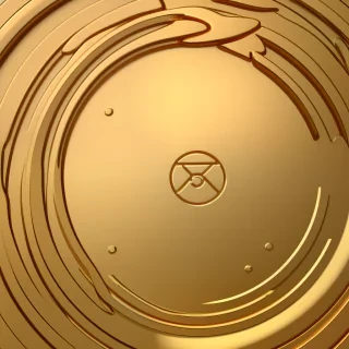 gold circle png