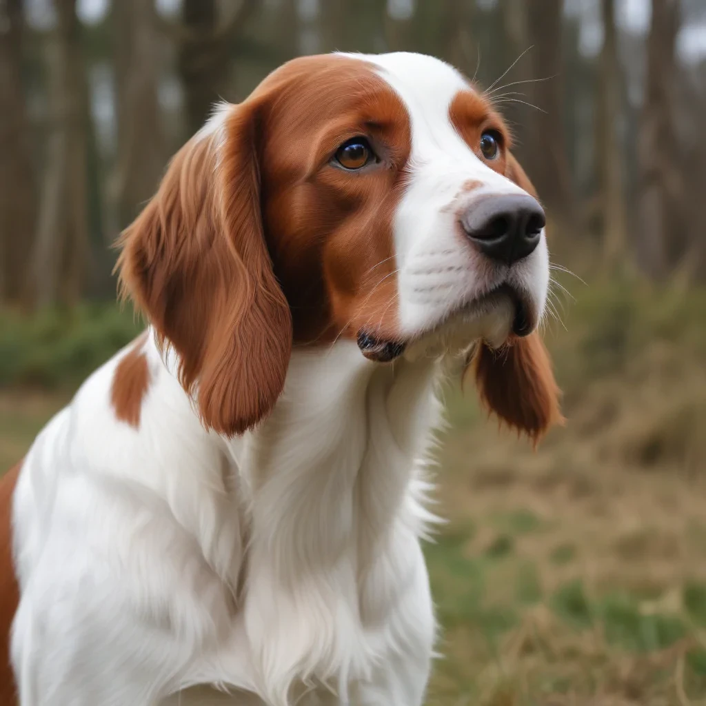 irish red and white setter