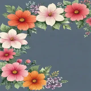clipart borders flowers