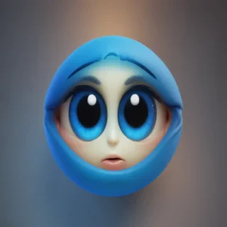 blue emoji