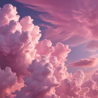 pink cloud background