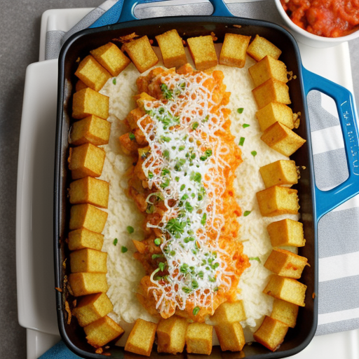 buffalo chicken tater tot casserole