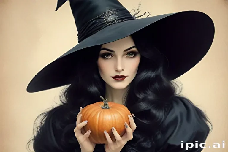 vintage witch art