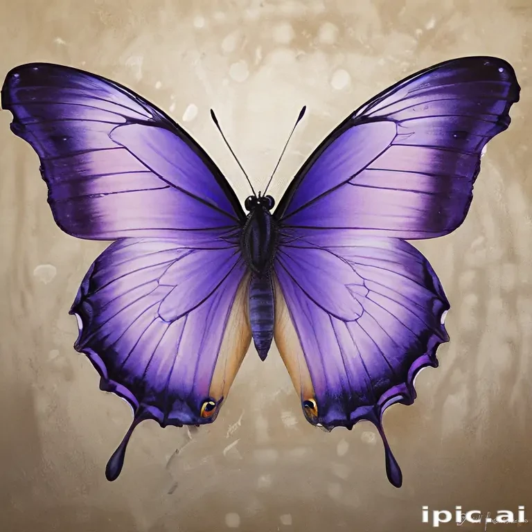 purple butterfly