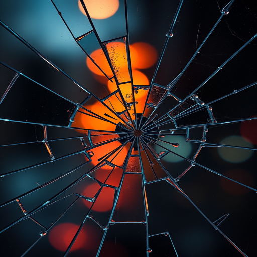 wallpaper broken glass