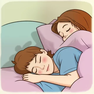 sleeping cartoon picture