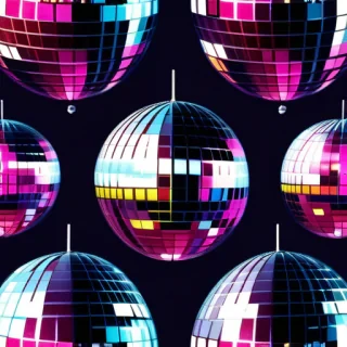 transparent background disco ball png