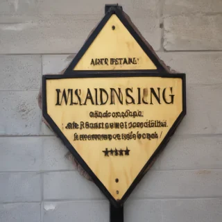warning sign
