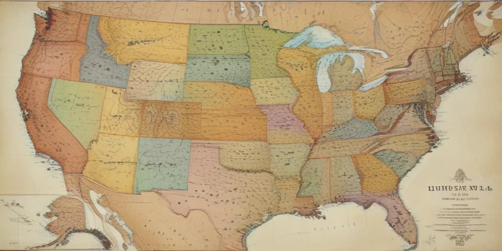 united states map