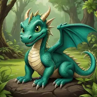 cartoon of a dragon