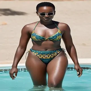 Lupita Nyong'o in bikini
