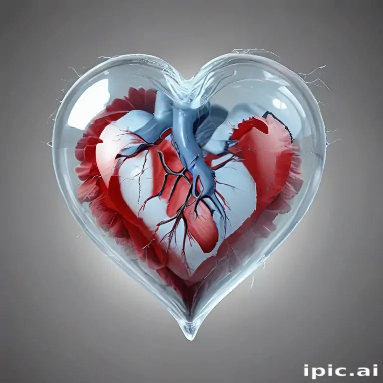 transparent broken heart