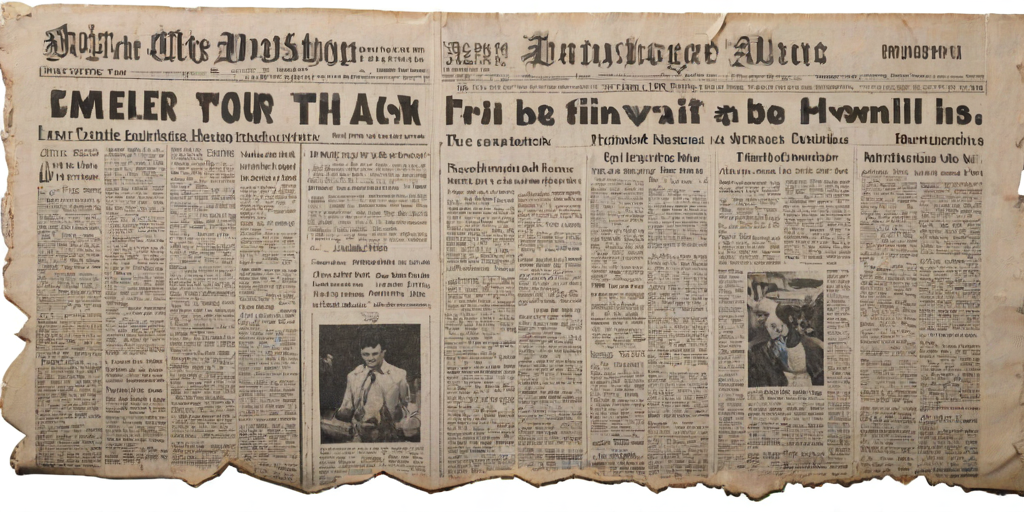 ripped newspaper png
