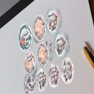 aesthetic stickers printable