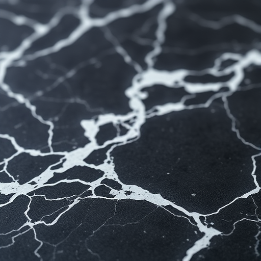 high-resolution image of black marble surface with white veins, close-up view, natural light, DSLR camera, f/4 aperture, 1/60 shutter speed, ISO 100, macro lens