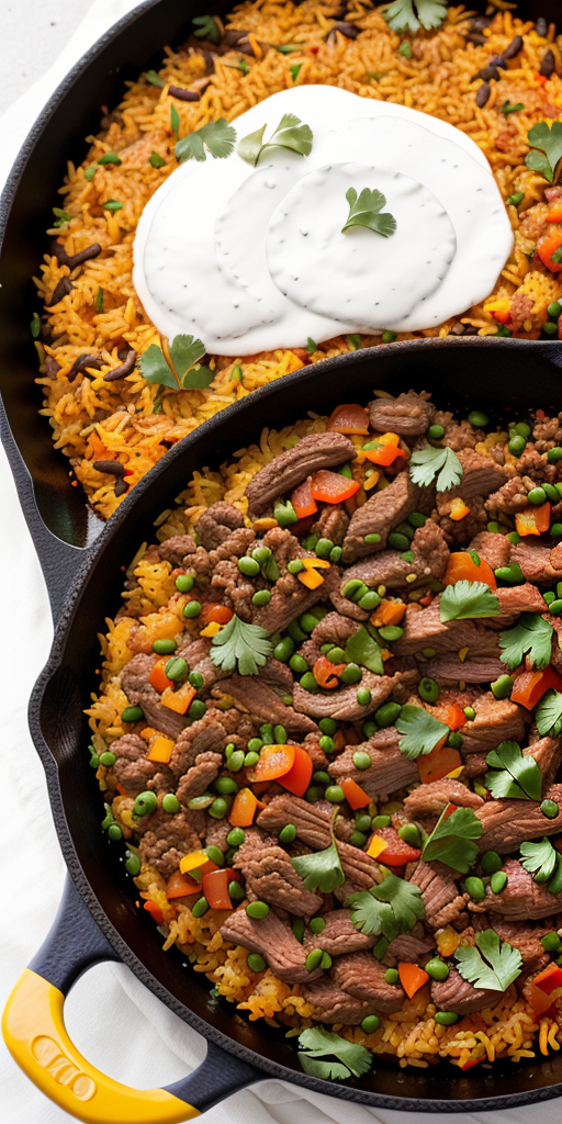 mexican beef 'n' rice skillet