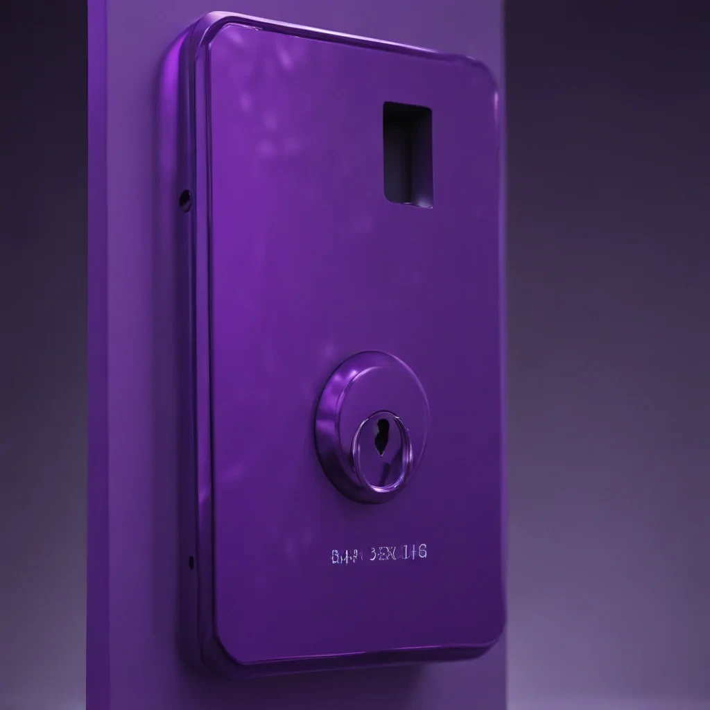 purple lock screen