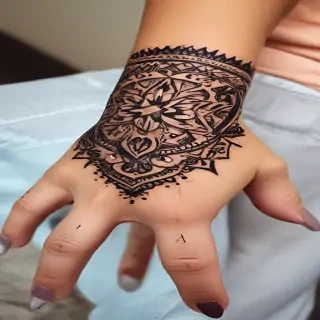 cute hand tattoos for black females