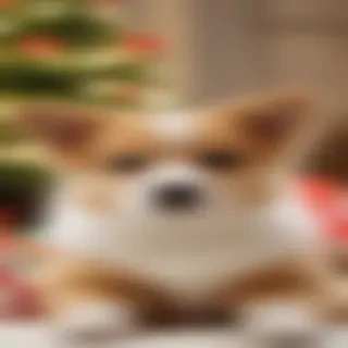 christmas dogs wallpaper