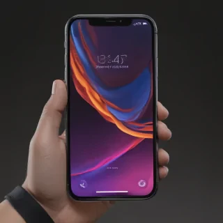 iphone with transparent background