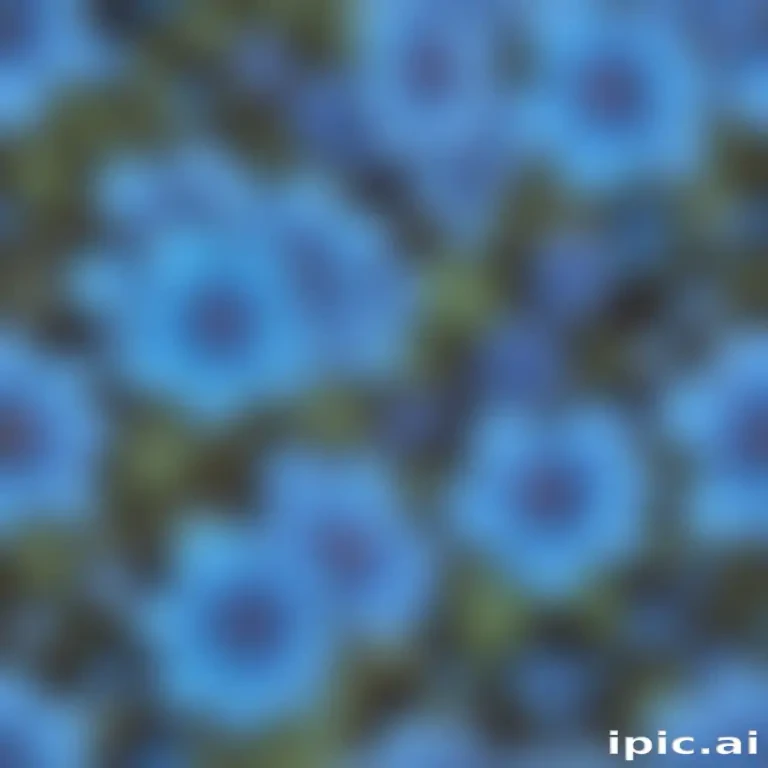 blue flowers background