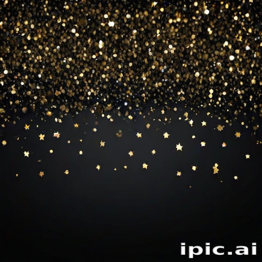 glitter background black