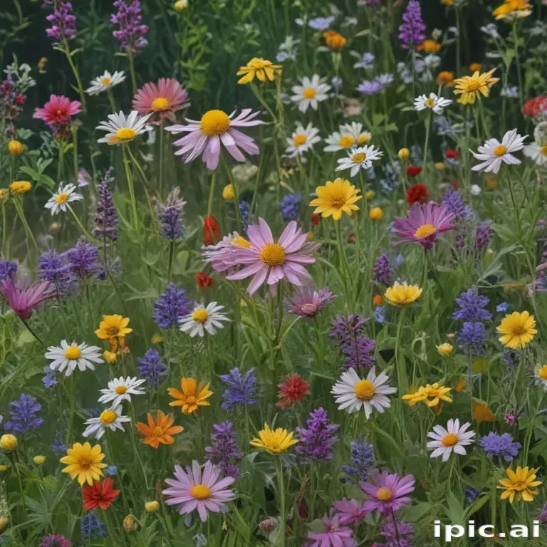 wildflowers transparent background